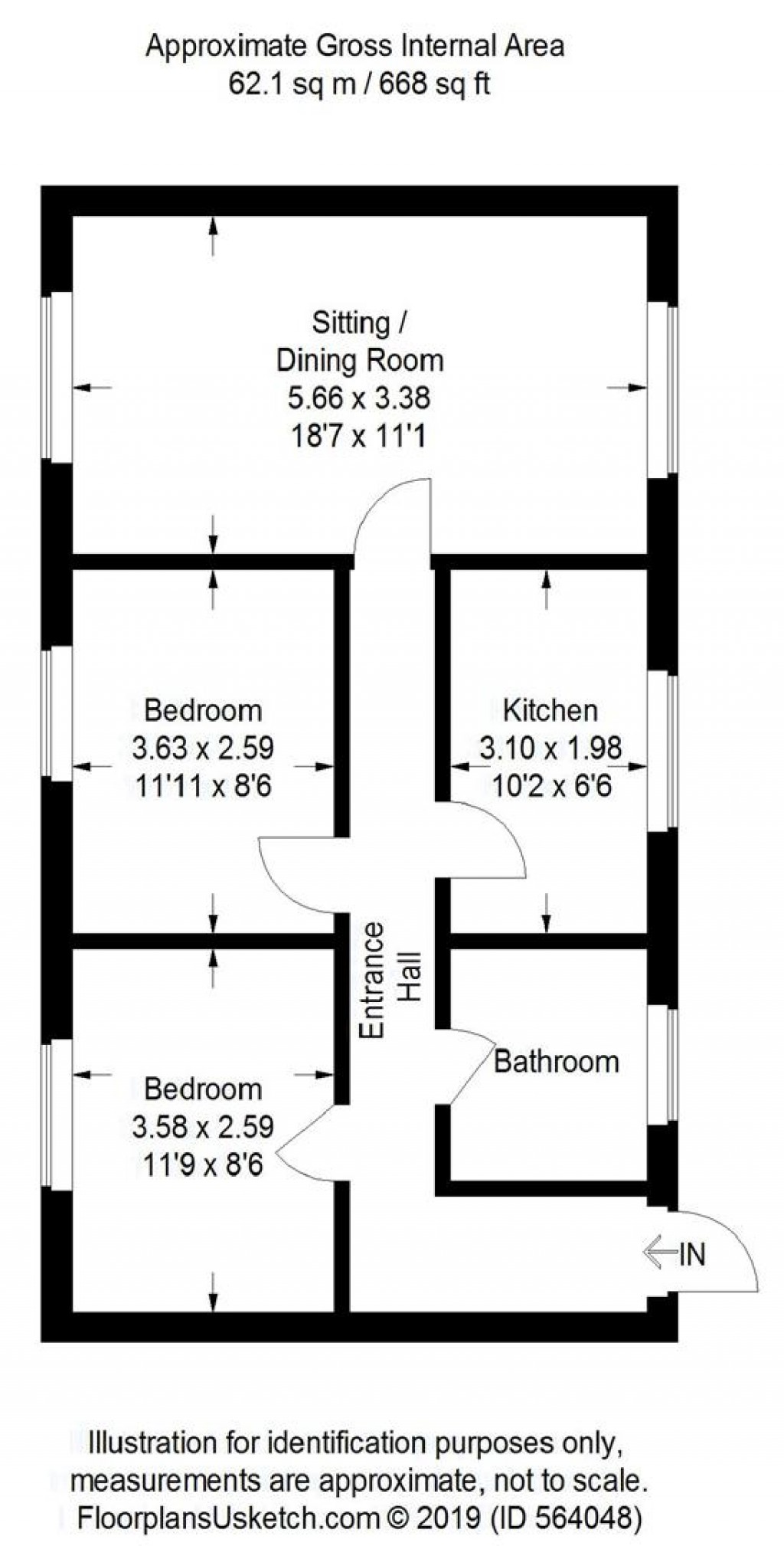 Floorplans For Blueball Flats, The Grove, Totnes