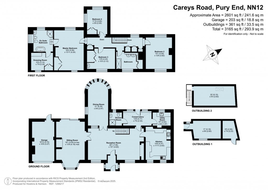Floorplans For Careys Road, Pury End, NN12