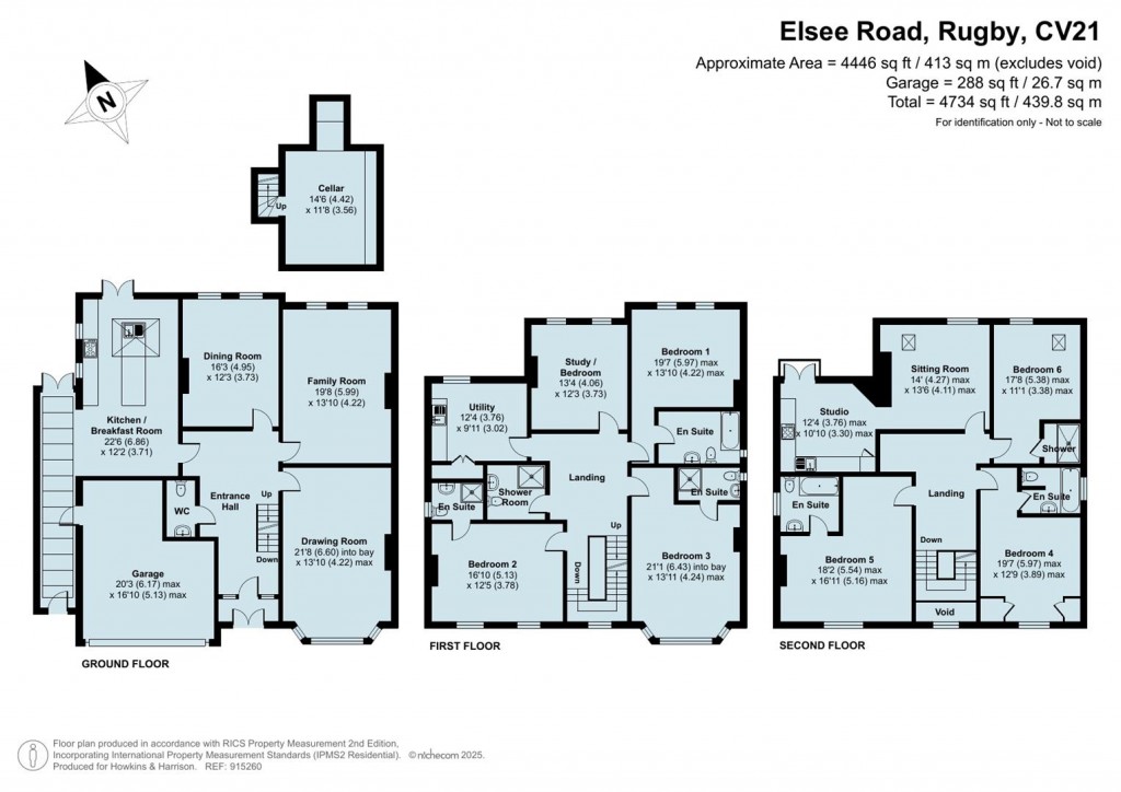 Floorplans For Elsee Road, Rugby, CV21