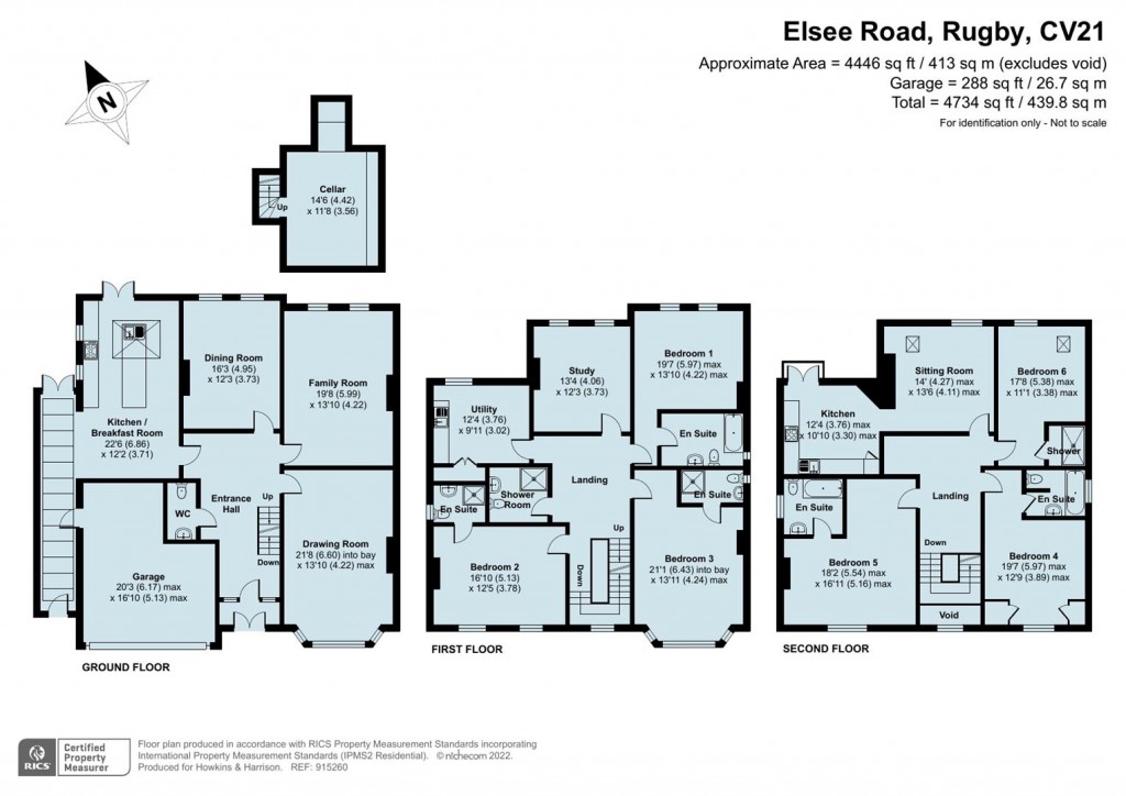 Floorplans For Elsee Road, Rugby CV21
