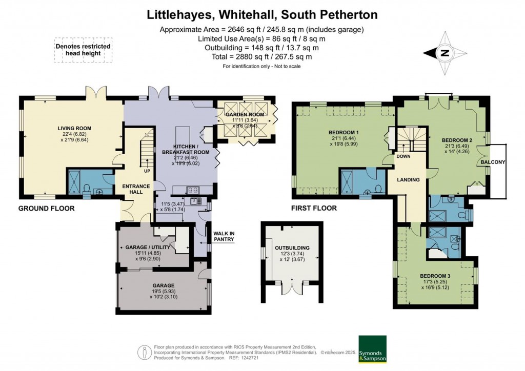 Floorplans For Whitehall, South Petherton