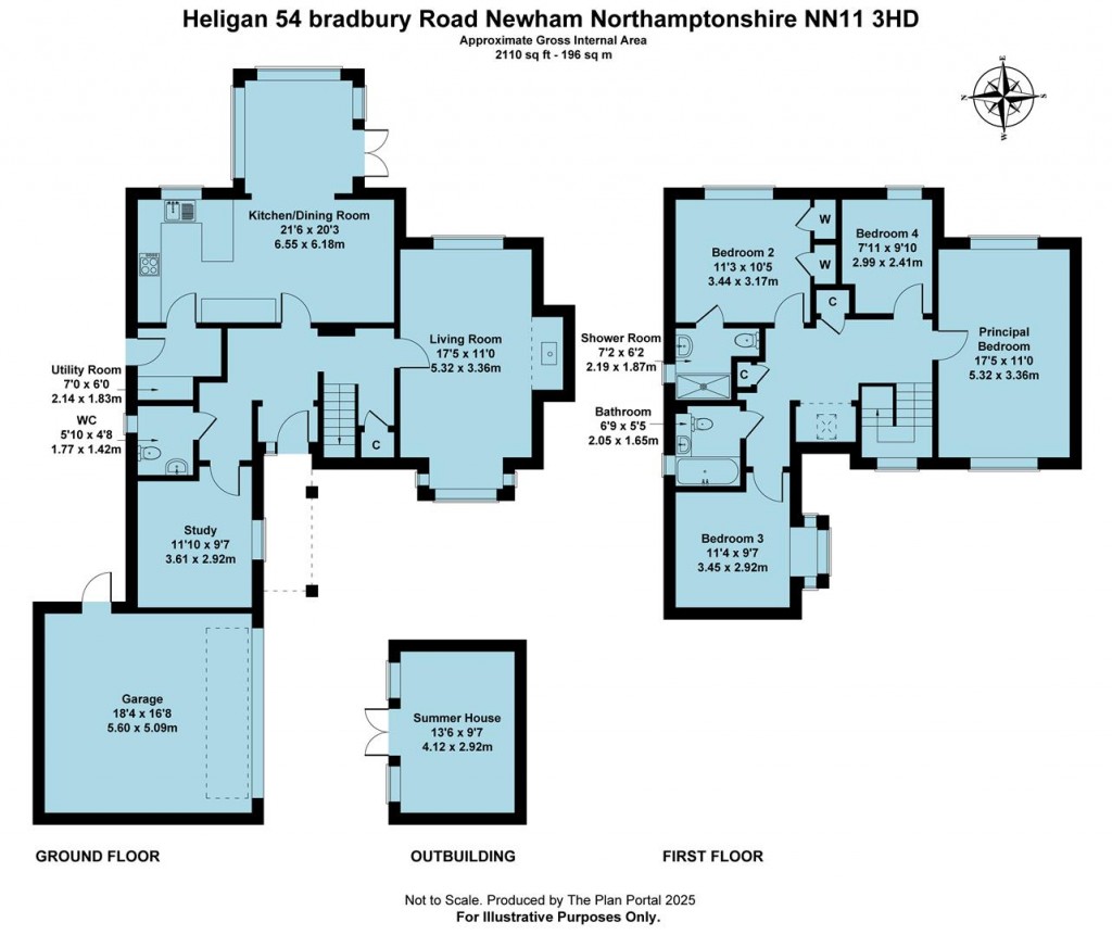 Floorplans For Bradbury Road, Newnham, NN11