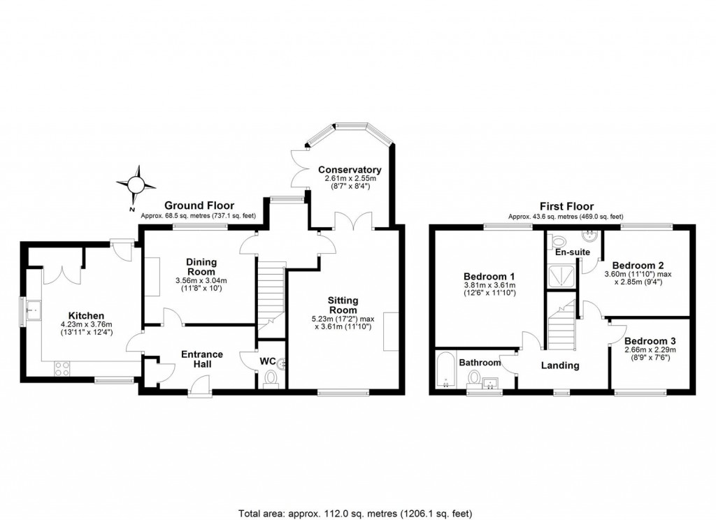 Floorplans For Capton, Dittisham
