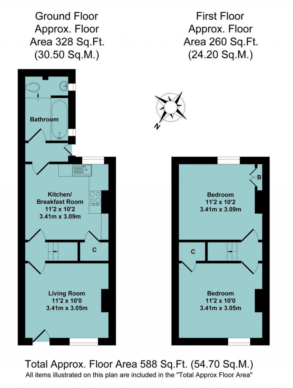 Floorplans For Milton Street, Banbury