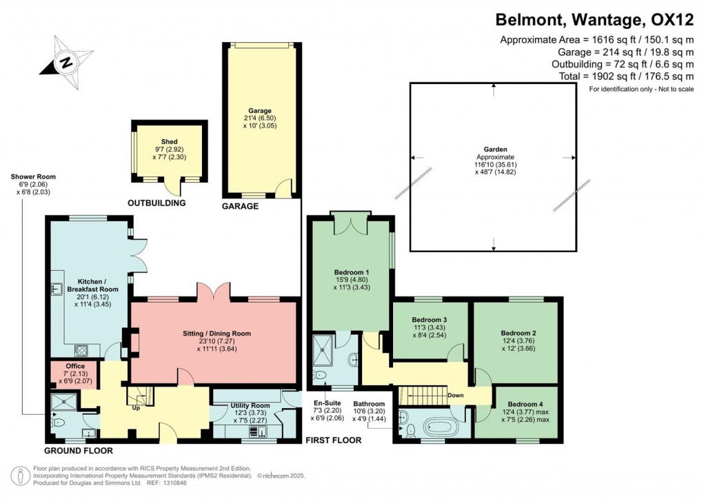Floorplans For Belmont, Wantage, Oxfordshire, OX12