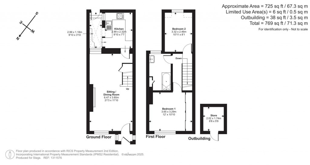 Floorplans For Northmoor Road, Dulverton