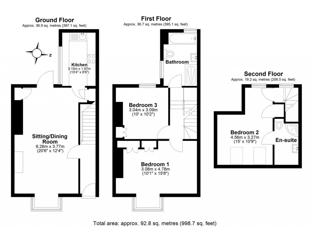 Floorplans For Sandquay Road, Dartmouth
