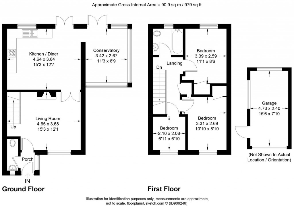Floorplans For Brent Wartha, Polperro, Looe