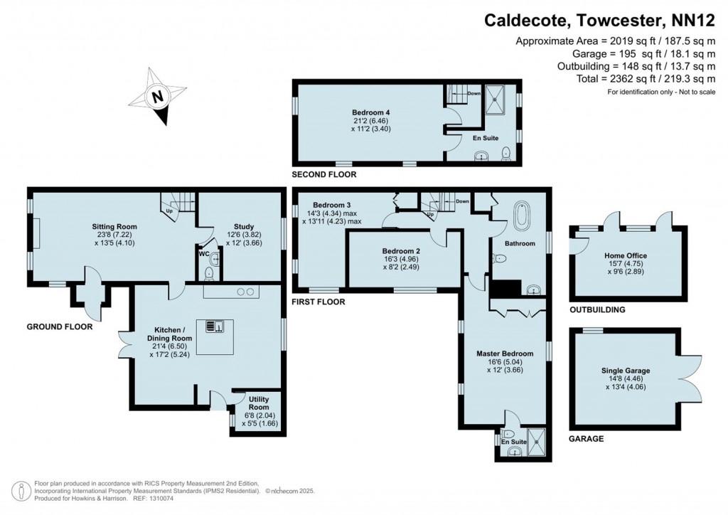 Floorplans For Caldecote, Northamptonshire, NN12
