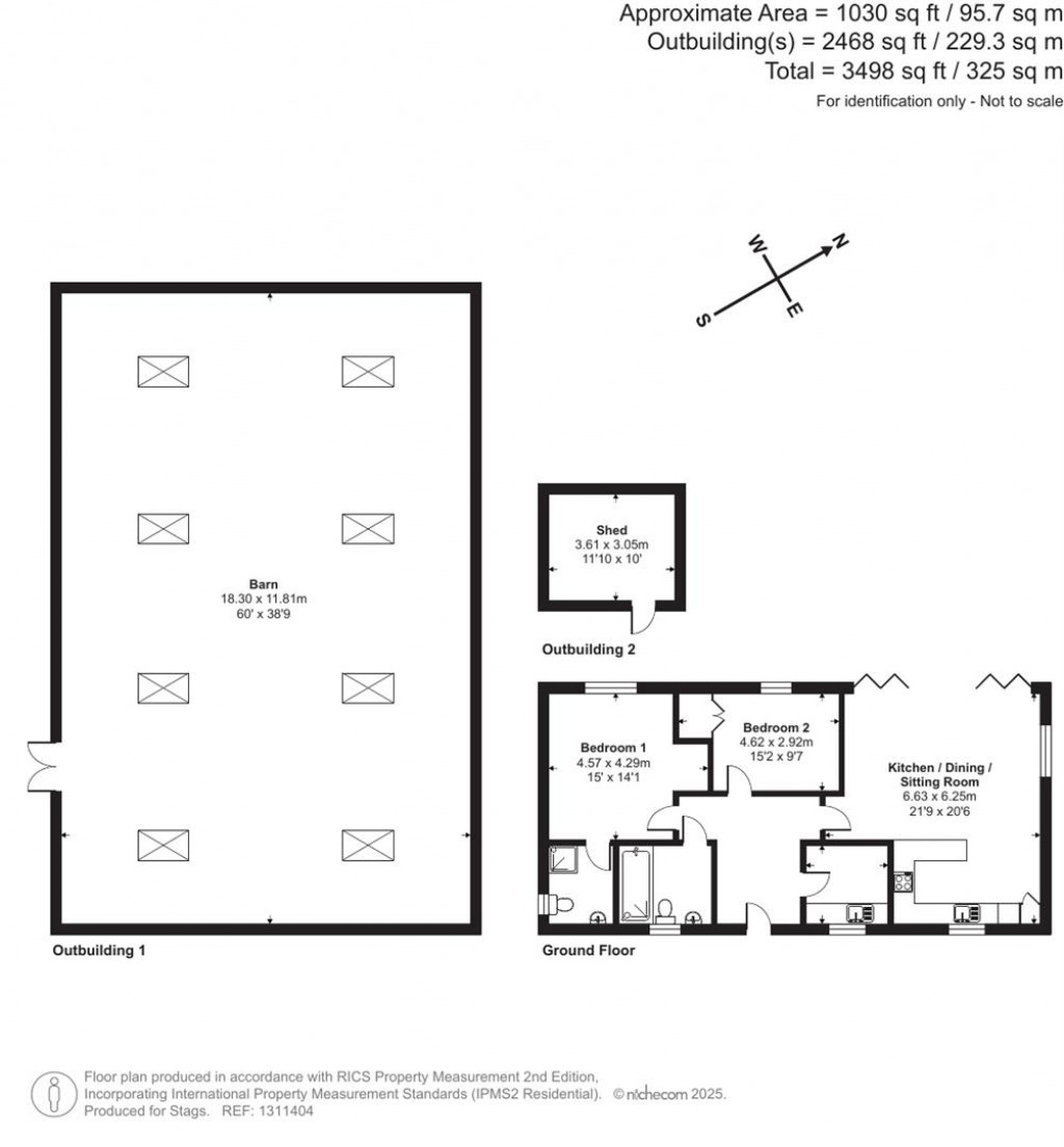 Floorplans For Chillaton, Lifton - 3.43 acres