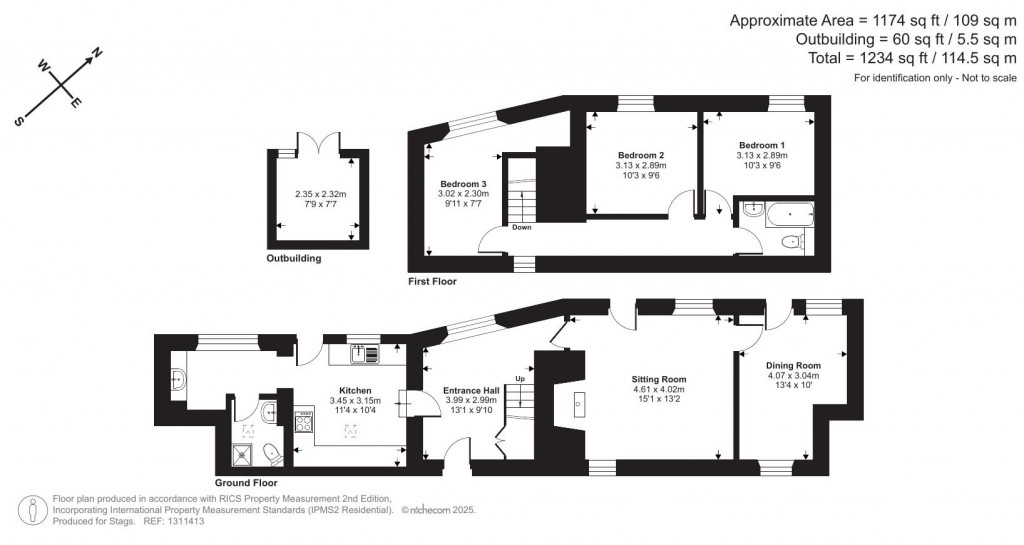 Floorplans For Monkokehampton, Winkleigh