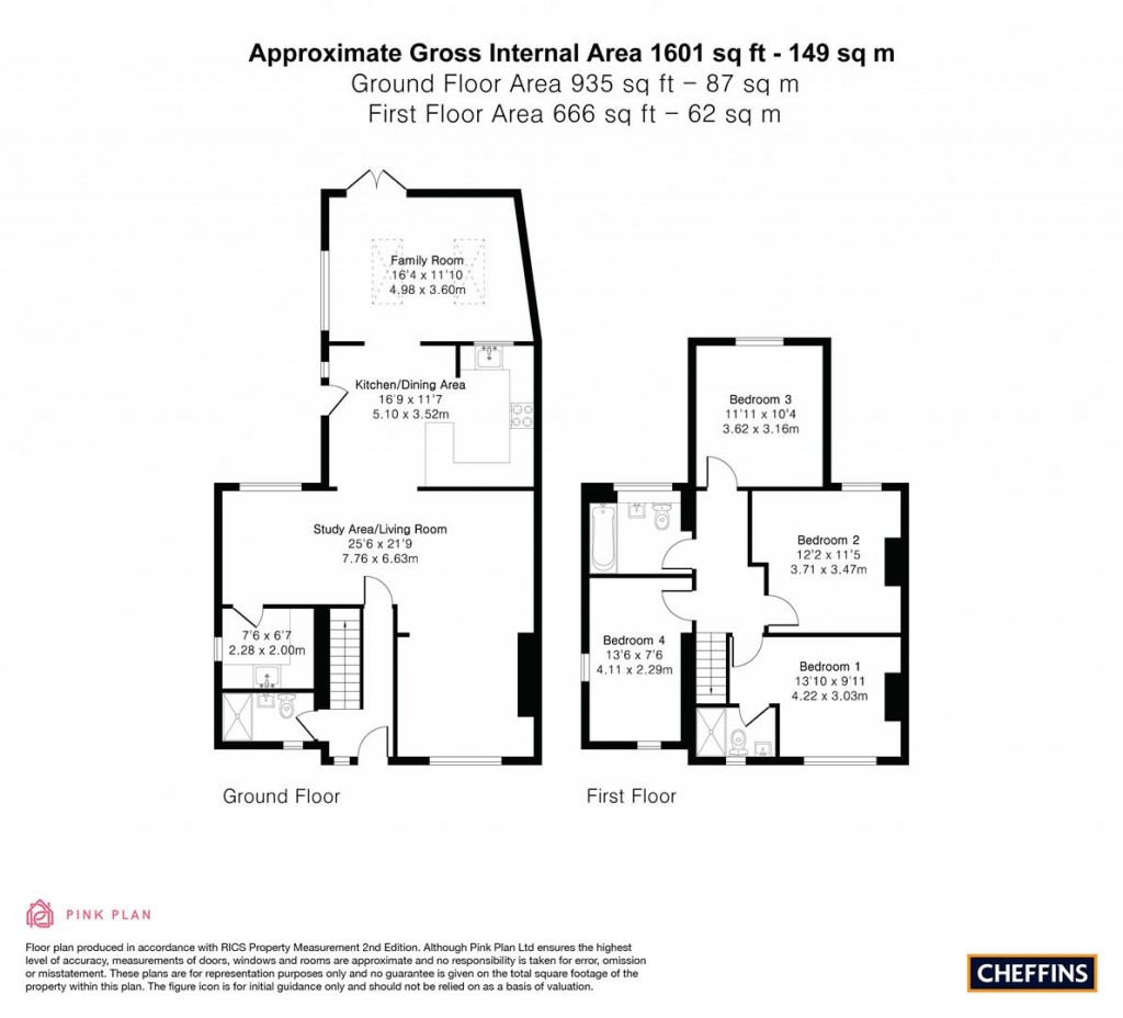 Floorplans For Main Street, Witchford, Ely