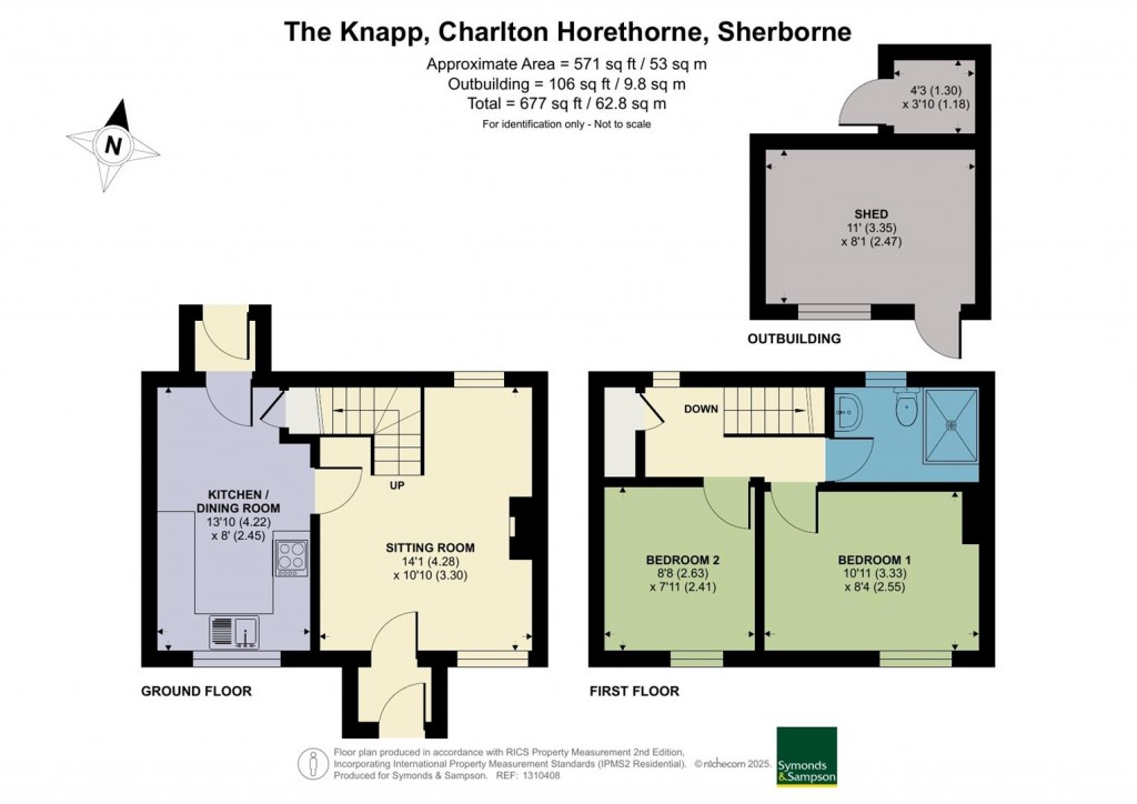 Floorplans For The Knapp, Charlton Horethorne, Sherborne