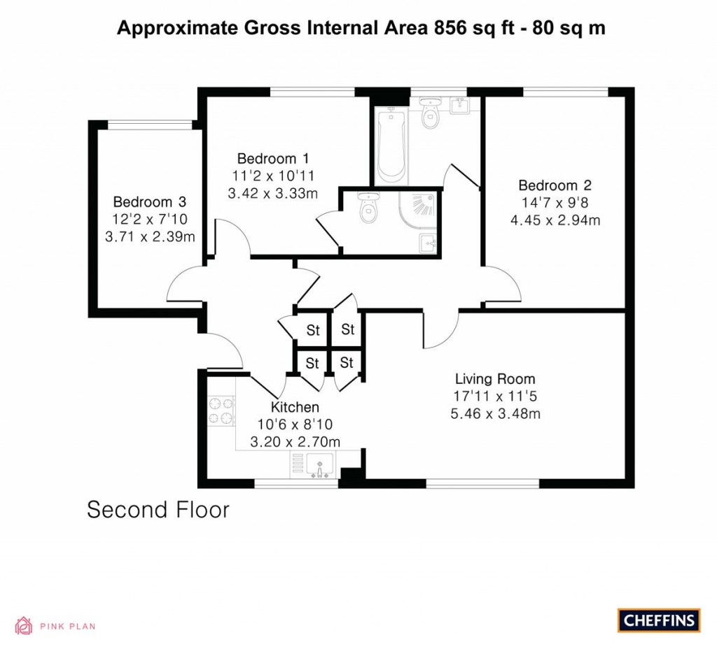 Floorplans For Hills Avenue, Cambridge