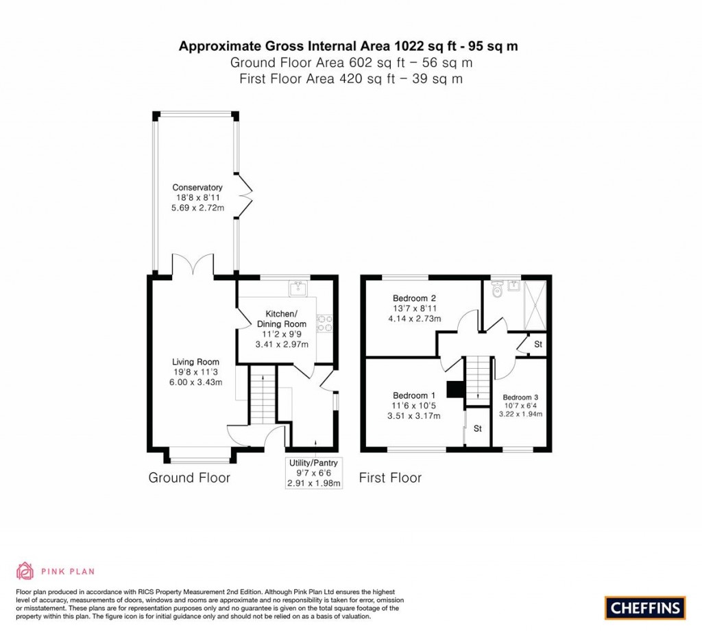 Floorplans For Beeton Close, Melbourn