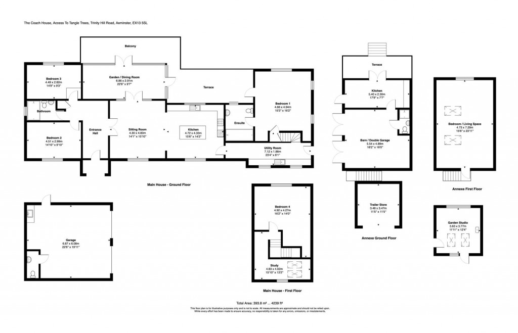 Floorplans For Trinity Hill Road, Axminster