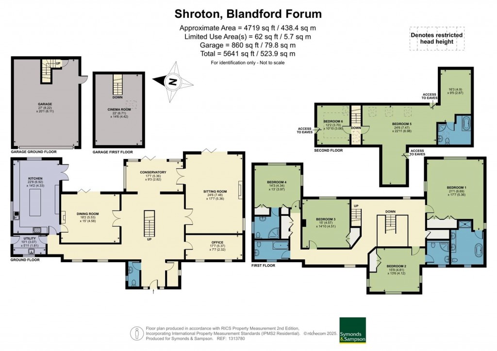 Floorplans For Shroton, Blandford Forum