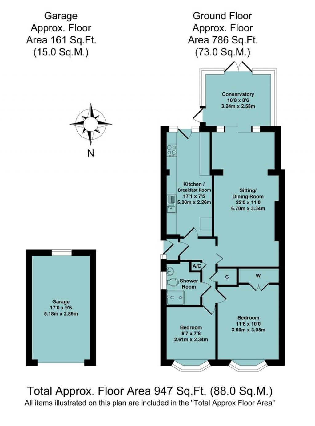 Floorplans For Chapel Lane, Little Bourton, Banbury