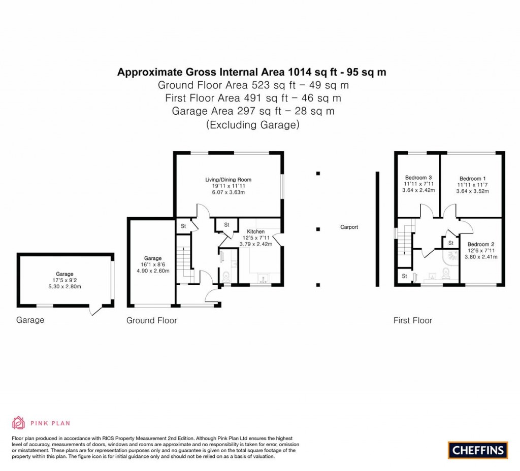 Floorplans For Rosemary Road, Waterbeach