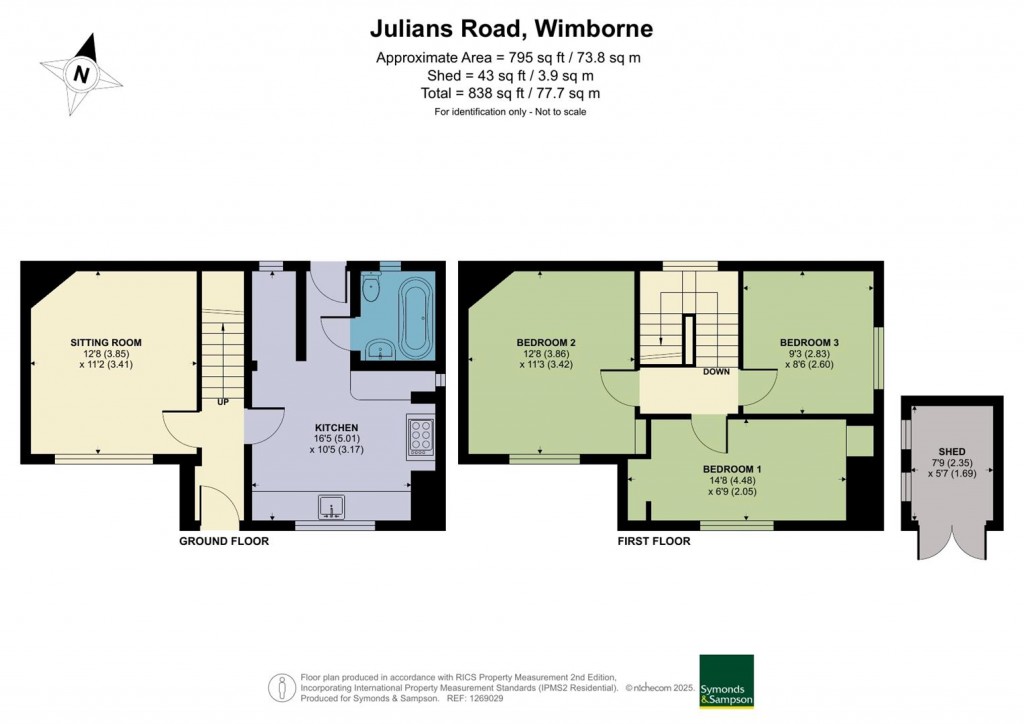 Floorplans For Julians Road, Wimborne