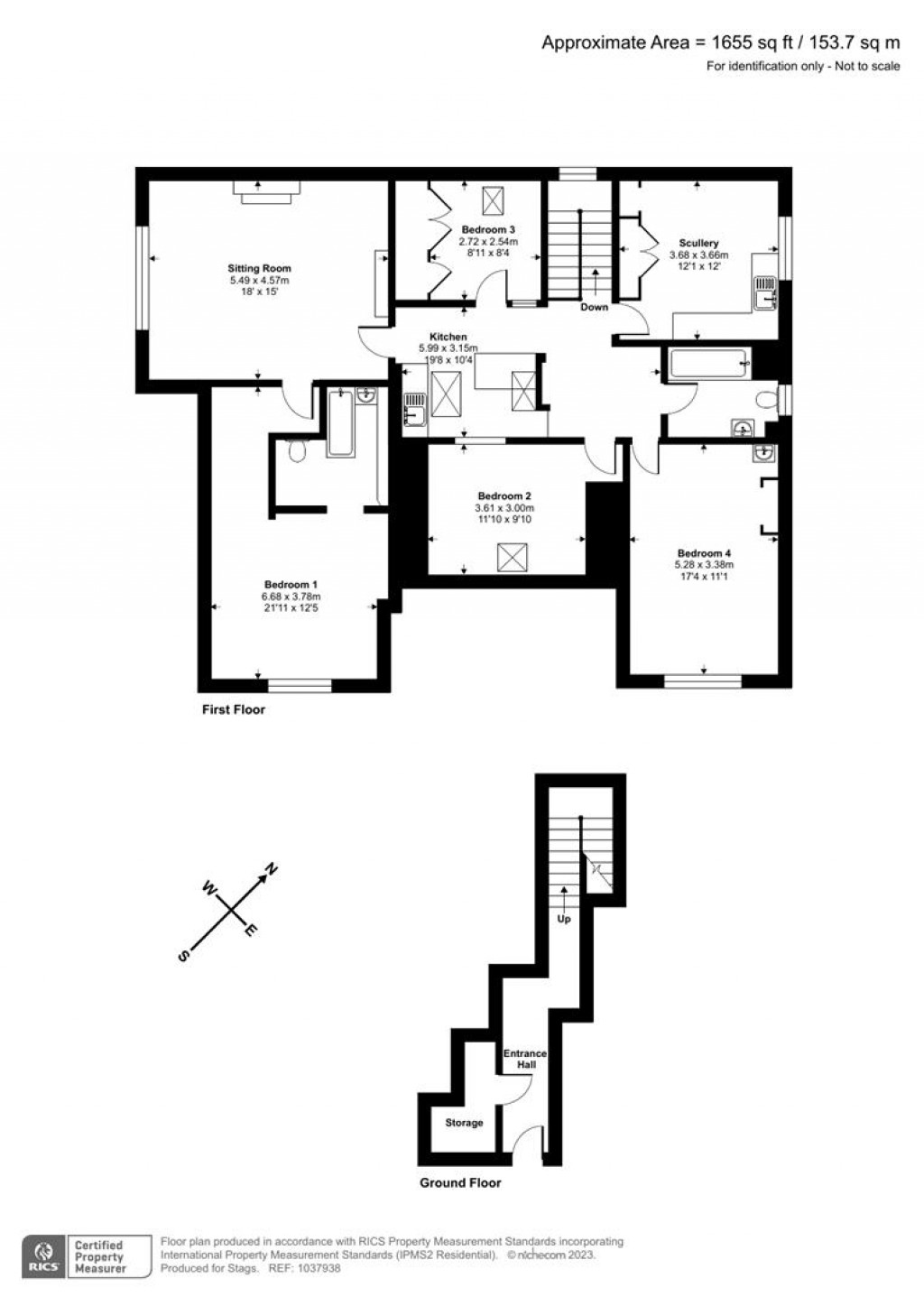 Floorplans For Manor Road, Sidmouth