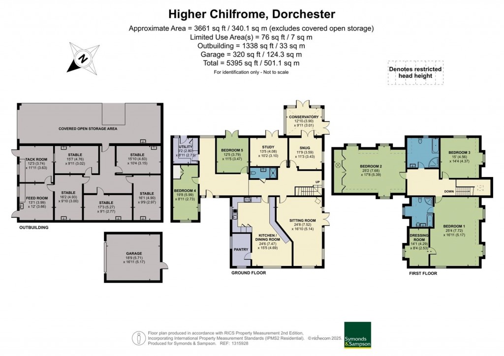 Floorplans For Higher Chilfrome, Dorchester