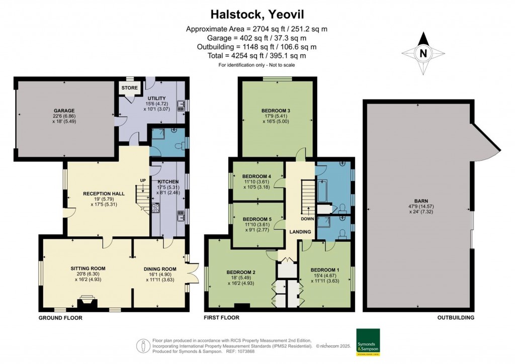 Floorplans For Halstock, Yeovil, Somerset