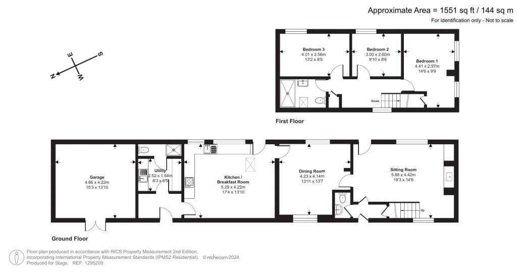 Floorplans For Great Leigh, Doddiscombsleigh, Exeter