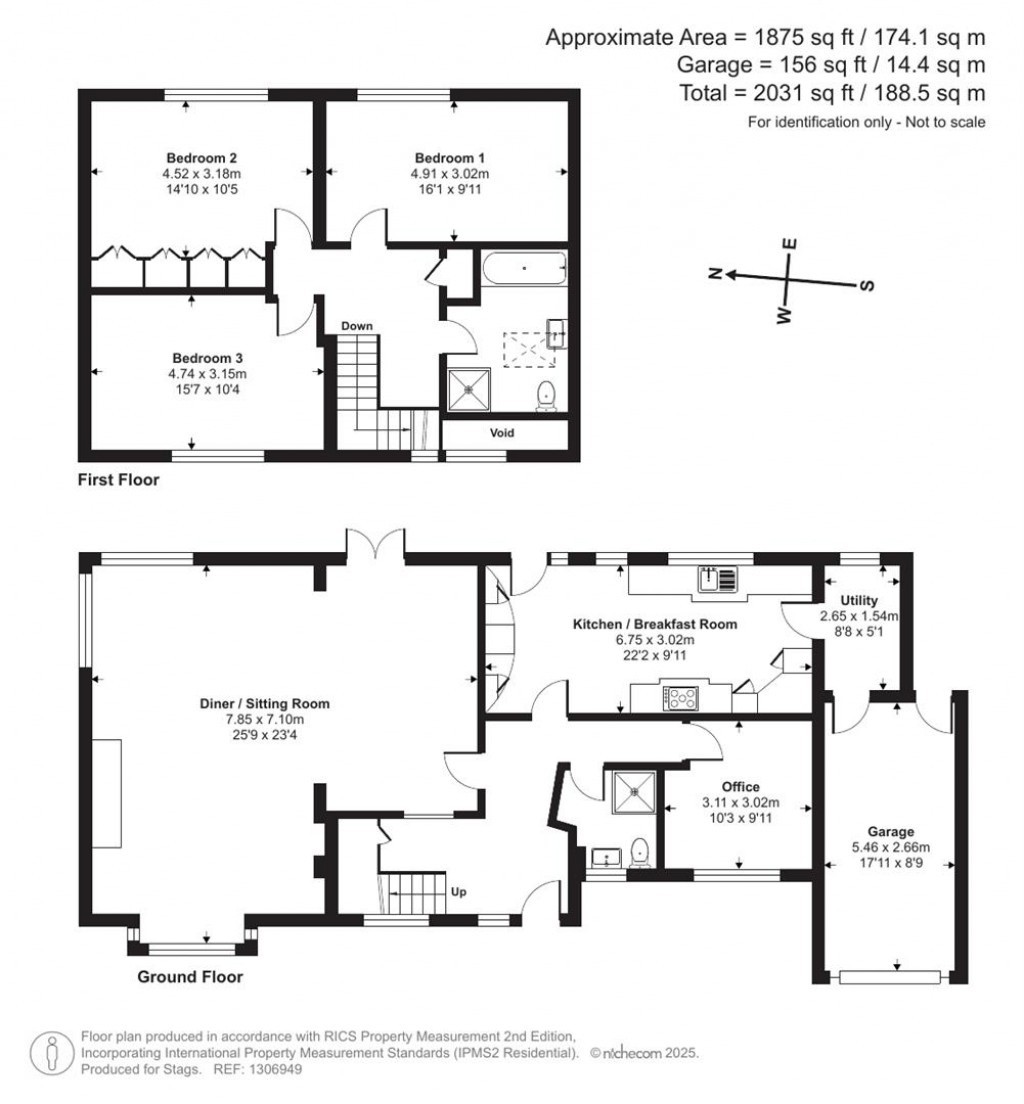 Floorplans For Dornafield Road, Ipplepen, Newton Abbot