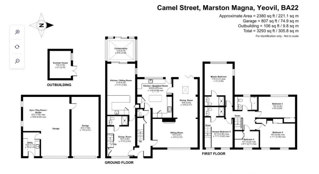 Floorplans For Camel Street, Marston Magna, Yeovil