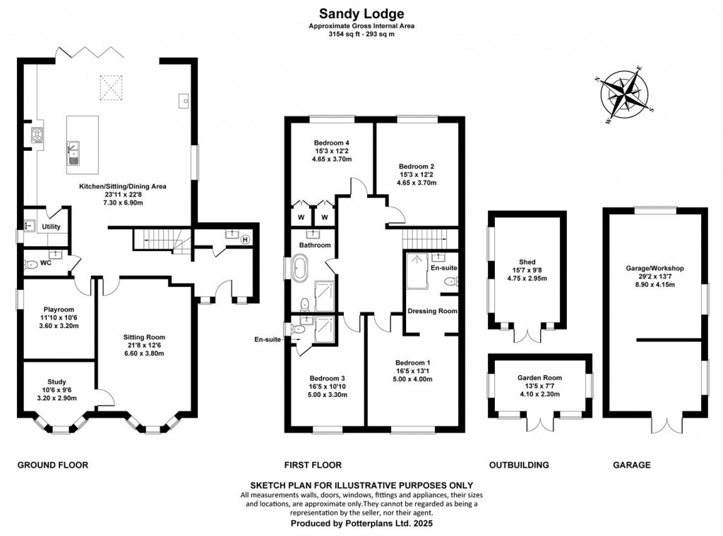 Floorplans For Bembridge, Isle of Wight