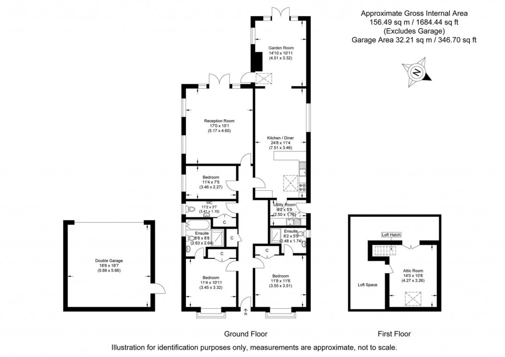 Floorplans For Landscape View, Saffron Walden