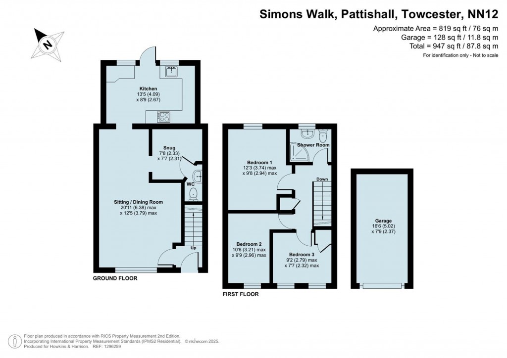 Floorplans For Simons Walk, Pattishall, NN12