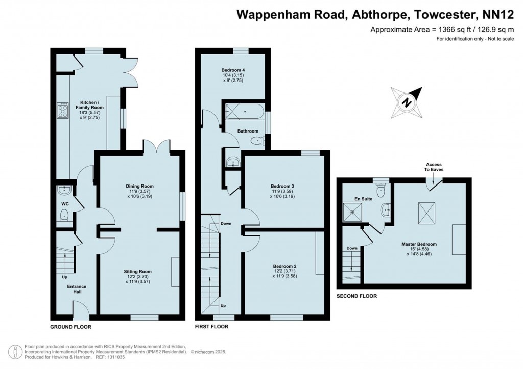 Floorplans For Wappenham Road, Abthorpe, NN12