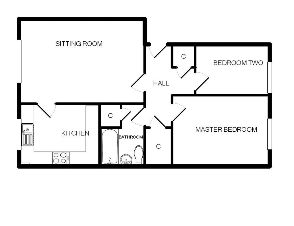 Floorplans For Park Hill Court, Park Hill Drive, Aylestone, Leicester