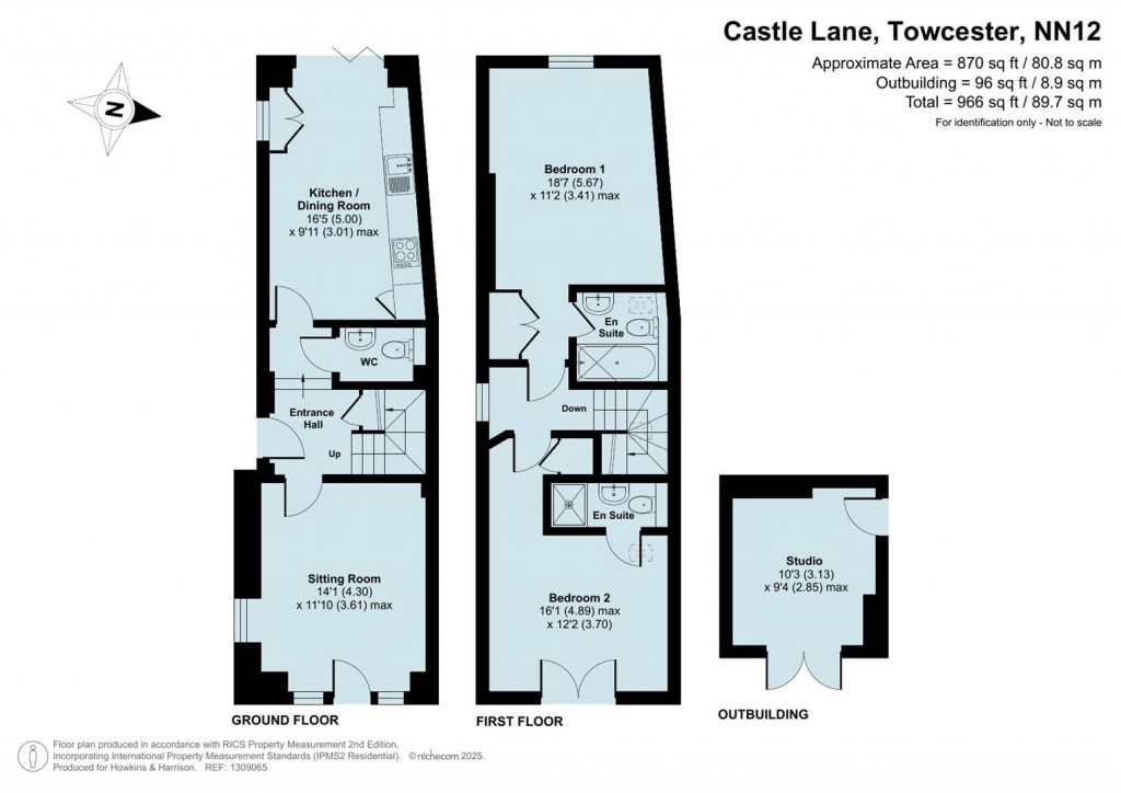 Floorplans For Castle Lane, Towcester, NN12