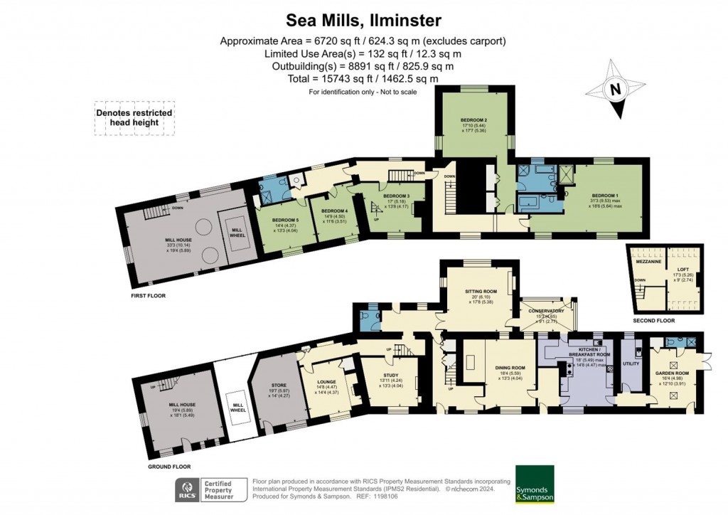 Floorplans For Sea, Ilminster TA19 0SF