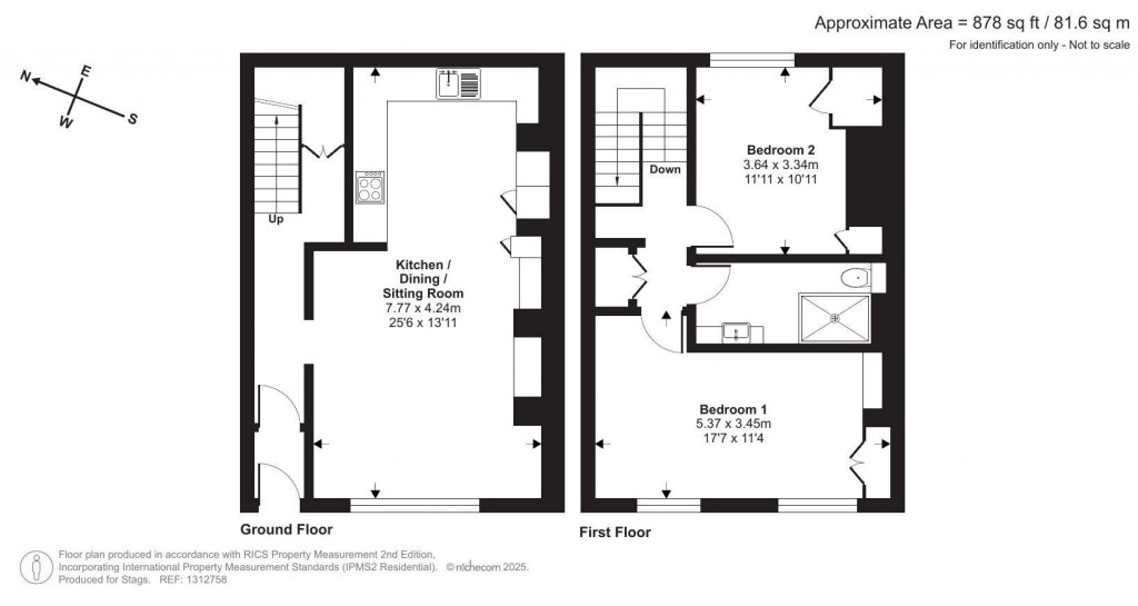 Floorplans For The Strand, Topsham, Exeter