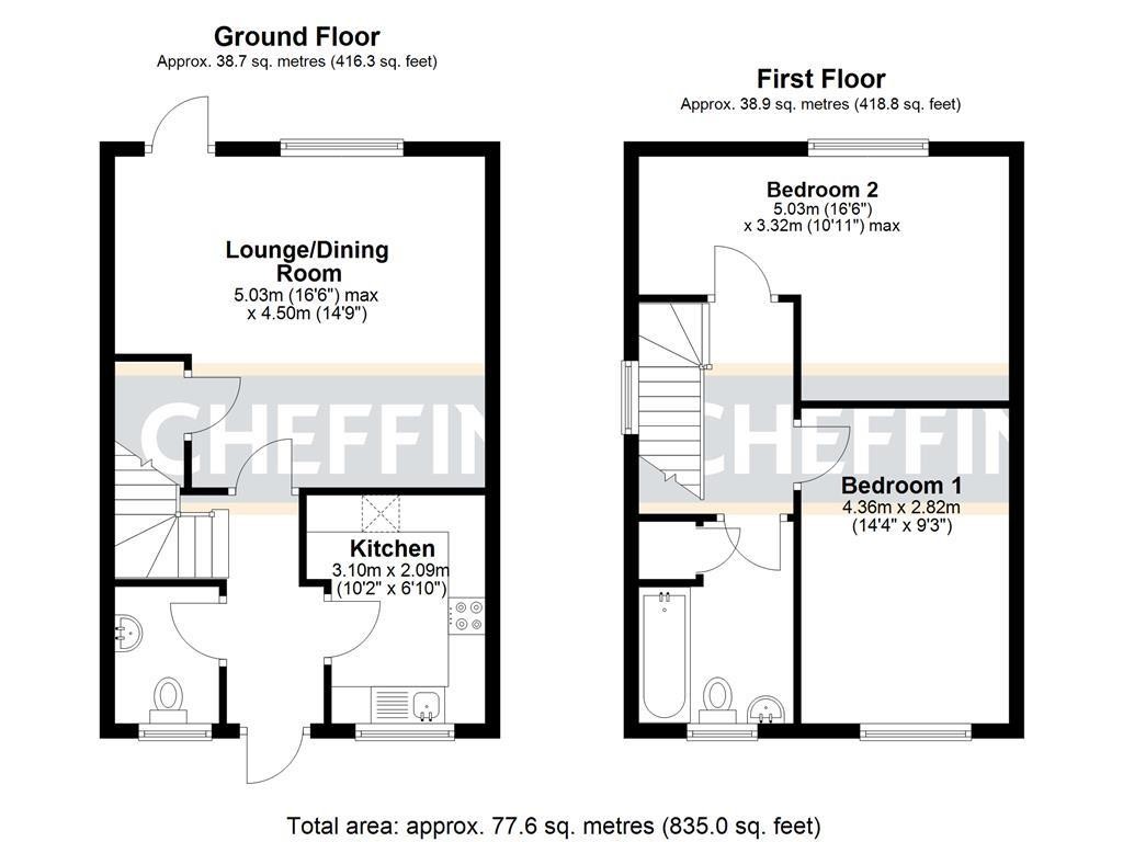 Floorplans For Elderberry Close, Ely