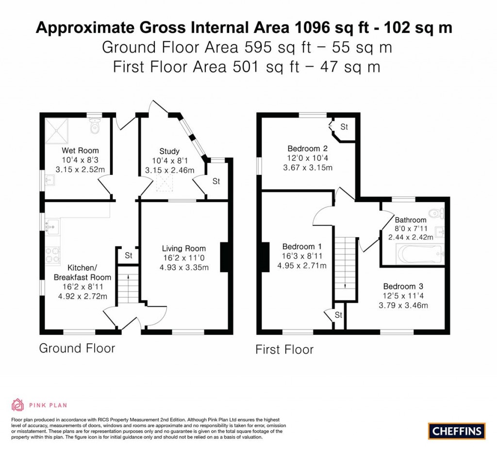Floorplans For Malting End, Wickhambrook