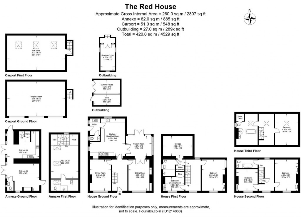 Floorplans For Down Ampney, Gloucestershire