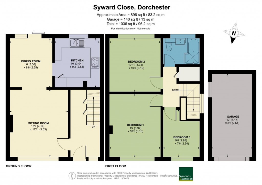 Floorplans For Syward Close, Dorchester