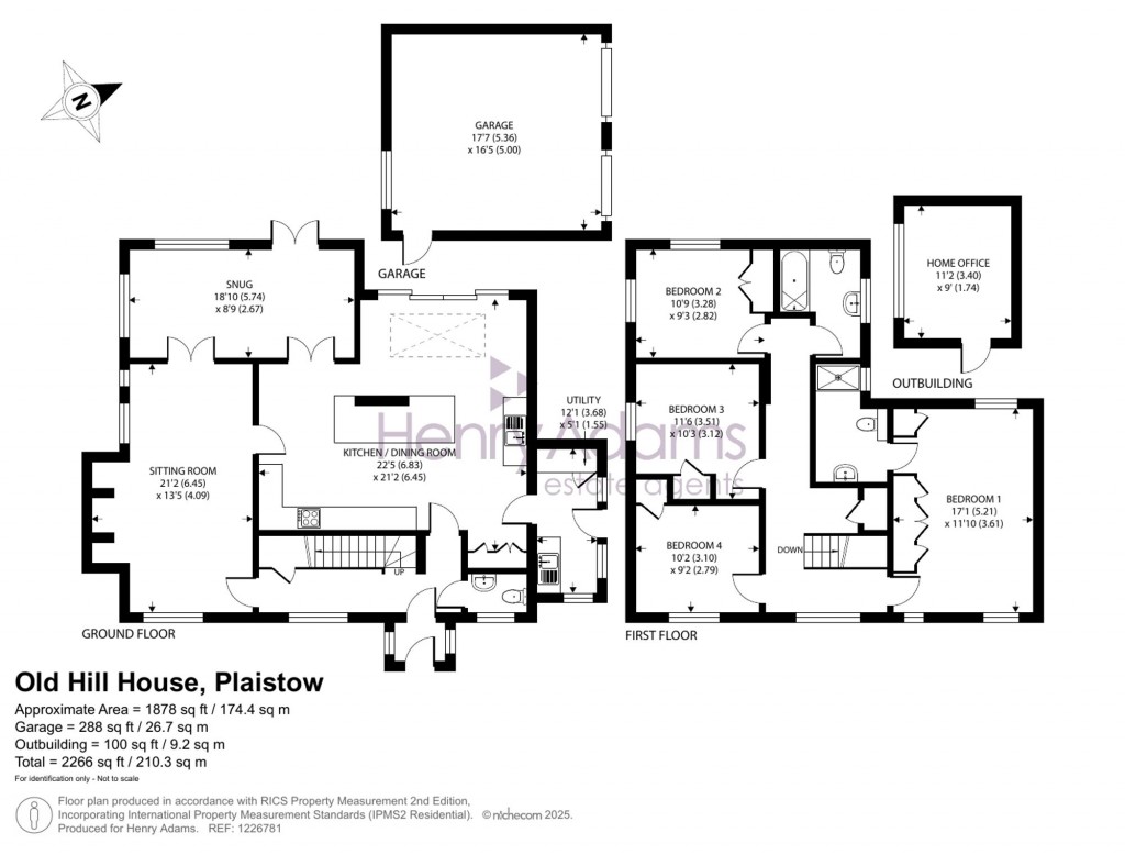 Floorplans For Plaistow, Billingshurst, RH14