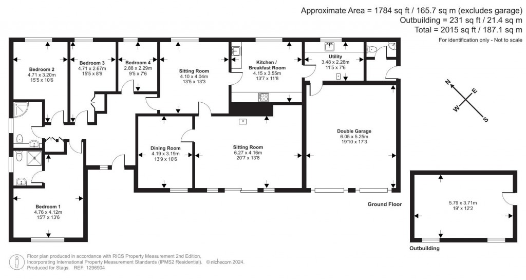 Floorplans For The Rocklands, Chudleigh, Newton Abbot