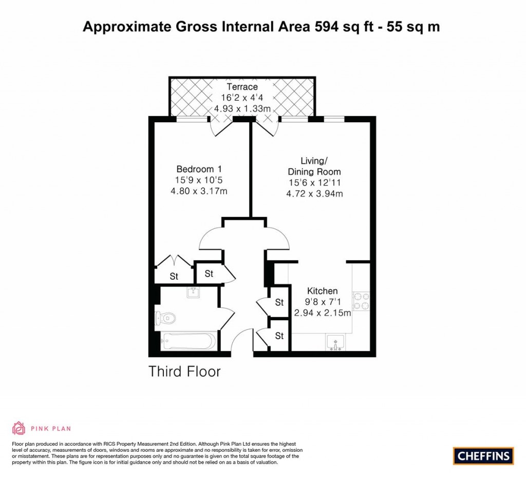 Floorplans For Hills Road, Cambridge