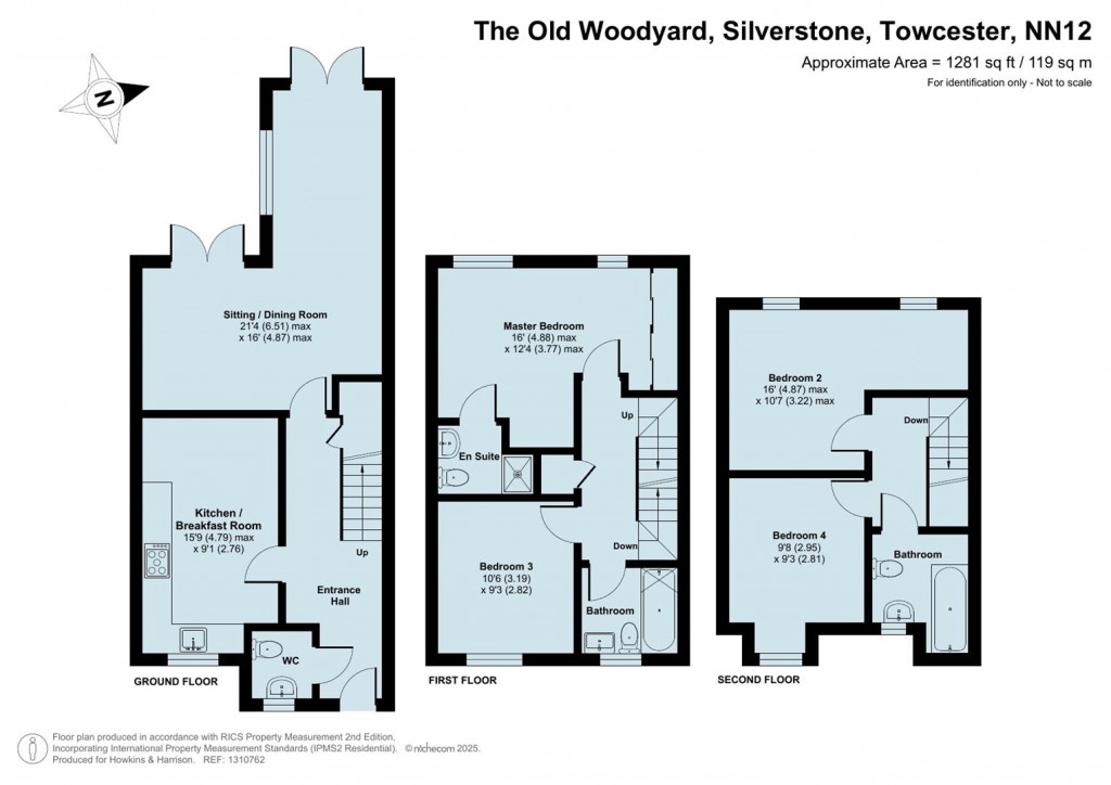 Floorplans For The Old Woodyard, Silverstone, NN12