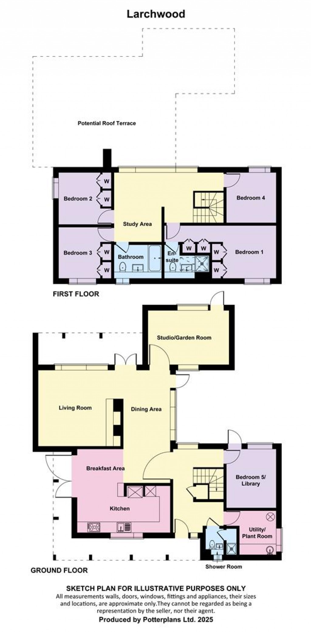 Floorplans For Totland Bay, Isle of Wight