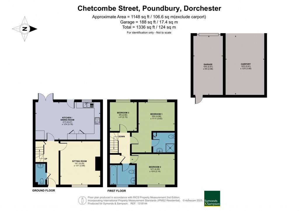 Floorplans For Chetcombe Street, Poundbury, Dorchester