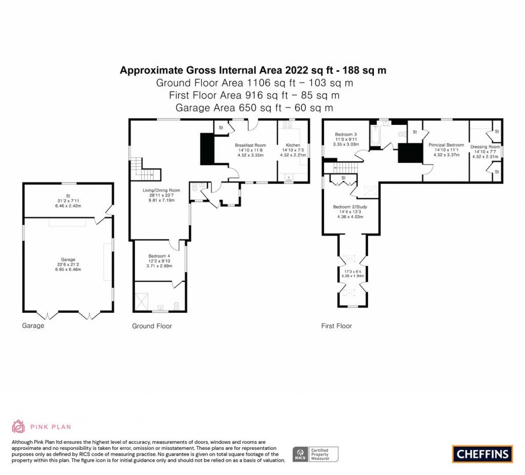 Floorplans For Water Lane, Helions Bumpstead