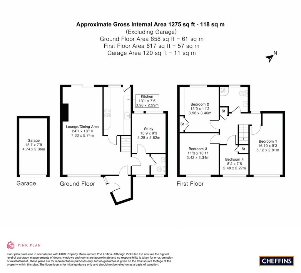 Floorplans For Finchams Close, Linton, Cambridge